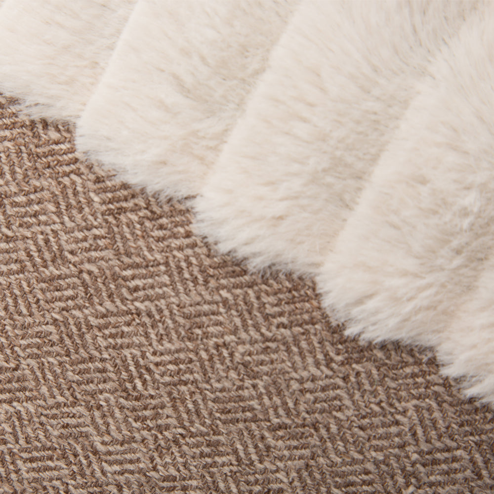 Ellen Donut Dog Bed (in Tan, Pink or Grey) by Scruffs